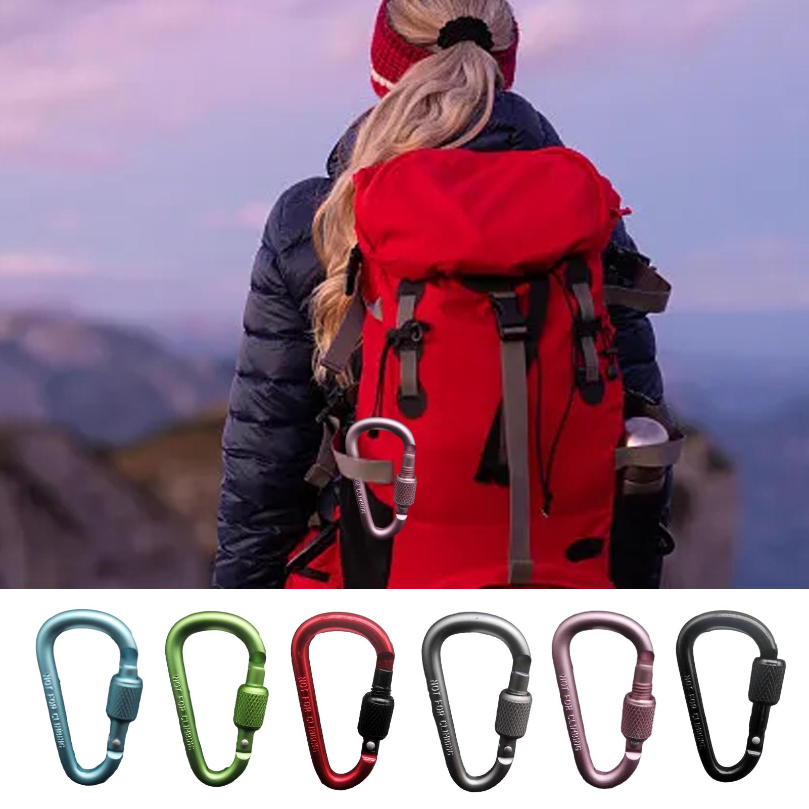 Carabiner Locking D - Уличный алюминиевый D-образный карабин с замком,