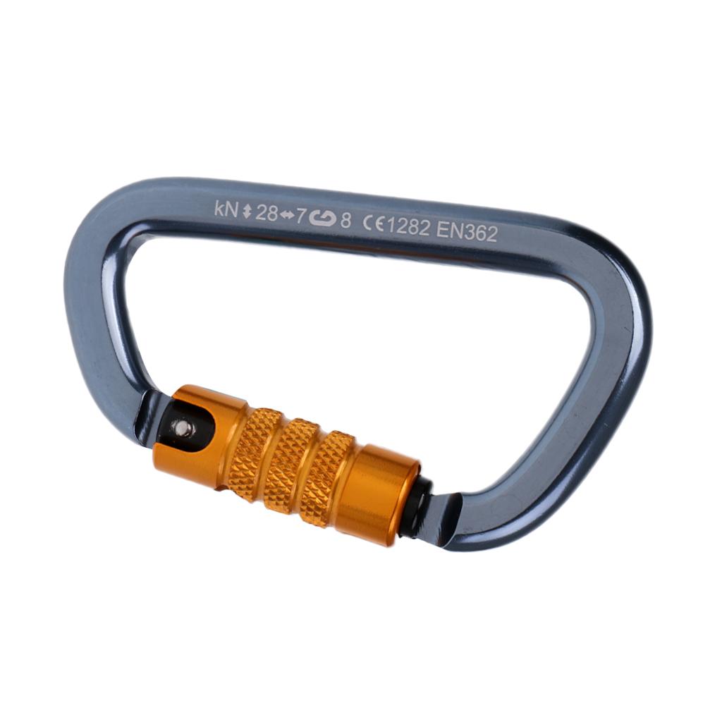 Carabiner Locking D - Алюминиевый карабин D-образной формы с замком