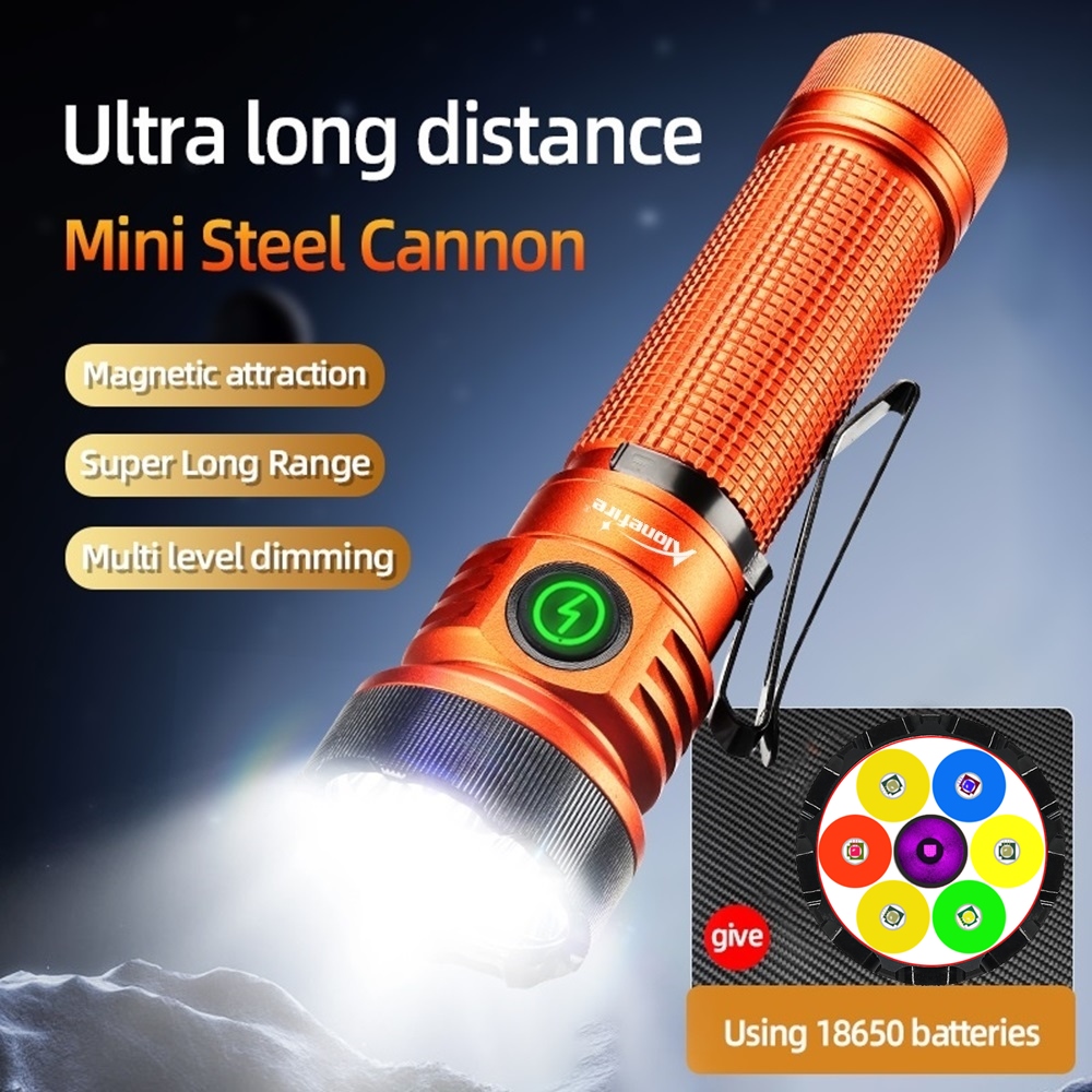 Outdoor Adventure Uva - 7xLED яркий белый красный зеленый синий
