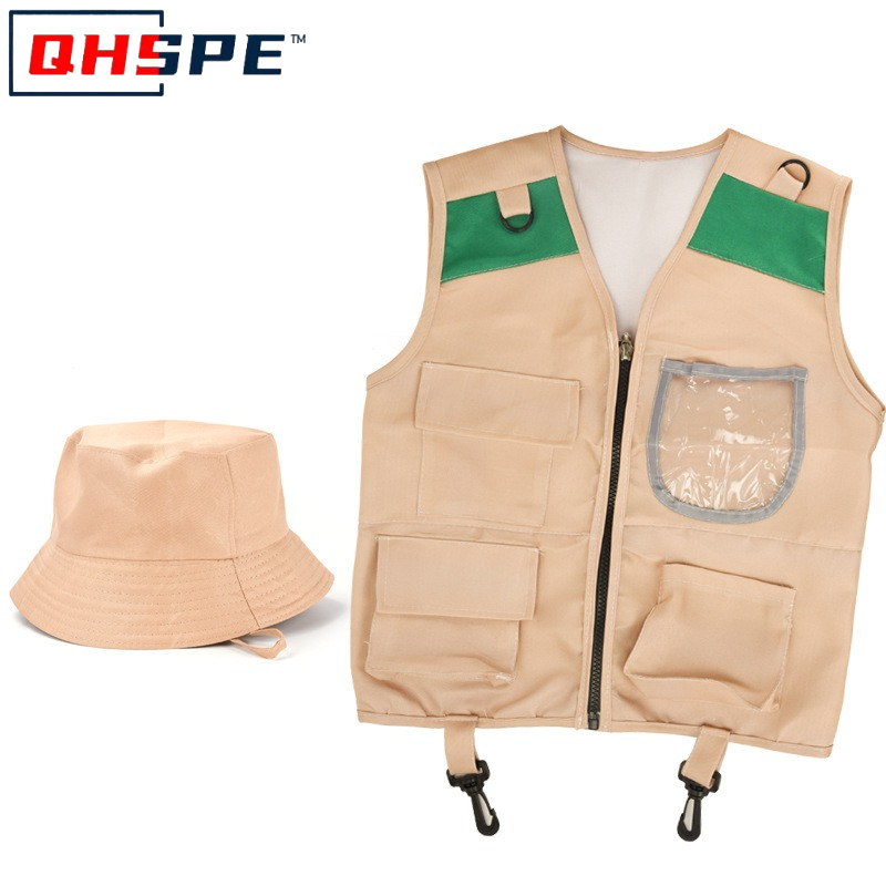 Outdoor Adventure Kit For Boys - Детский костюм-жилет Explorer и шляпа, жилет-карго