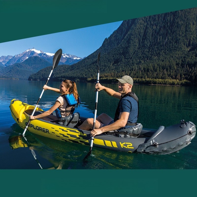 Надувная лодка для двух челове – обзор и цена Outdoor Adventure Rafting
