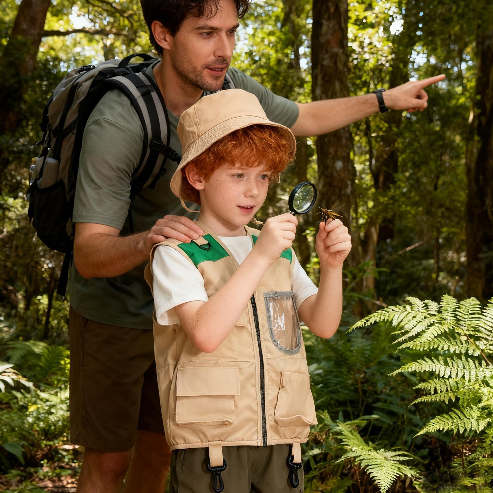 Детский жилет и шляпа для роле – обзор и цена Outdoor Adventure Kit For Boys