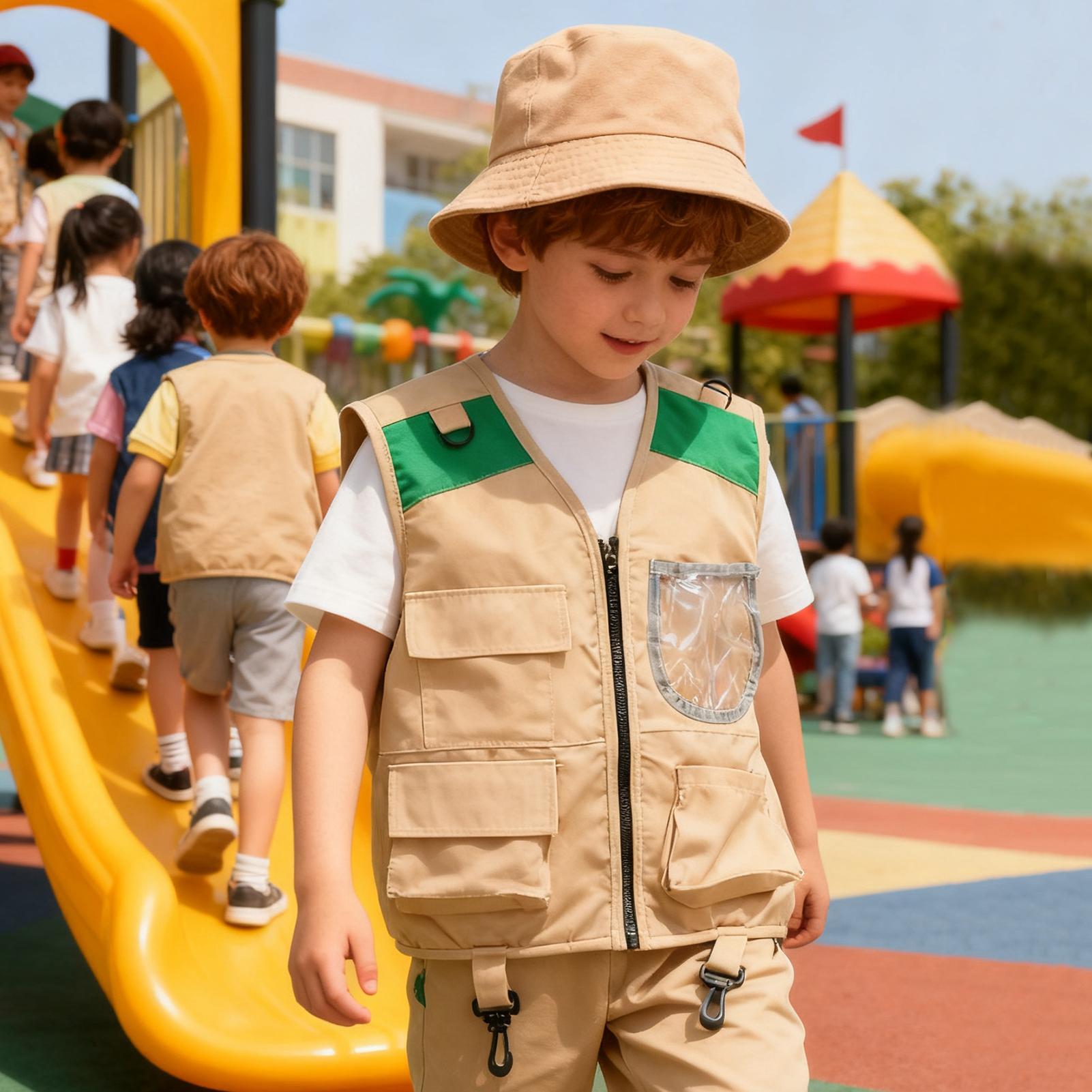 Детский жилет и шляпа для роле – обзор и цена Outdoor Adventure Kit For Boys