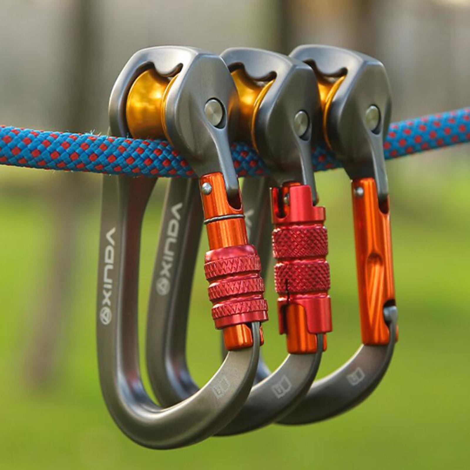 Карабин-фиксатор для альпинизм – обзор и цена Carabiner Locking D