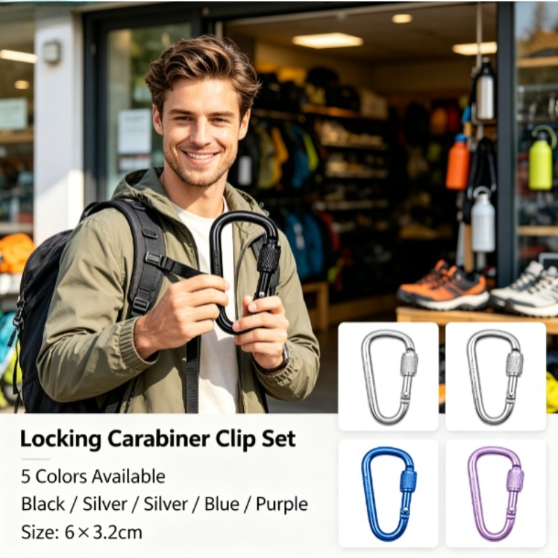 Карабин из алюминиевого сплава – обзор и цена Carabiner Locking D