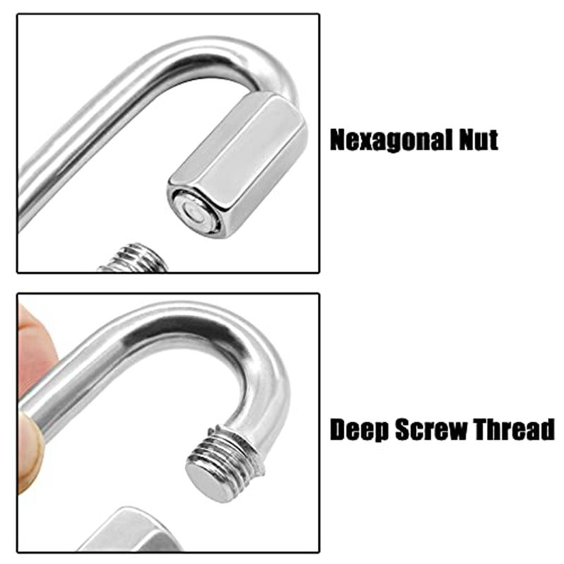 Комплект из 12 быстросъемных D – обзор и цена Carabiner Locking D
